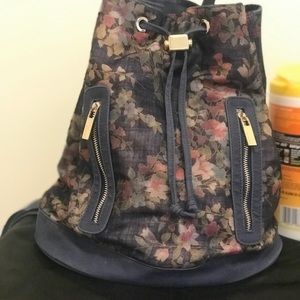 flowery backpack